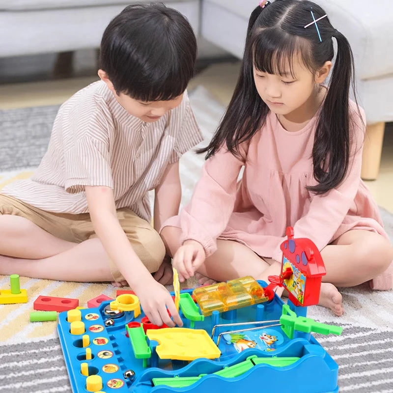 Children Intellectual Desktop Game Educational Toys Water Park Ball Maze Screwball Scramble Toy Kid Developing Activity Park Toy