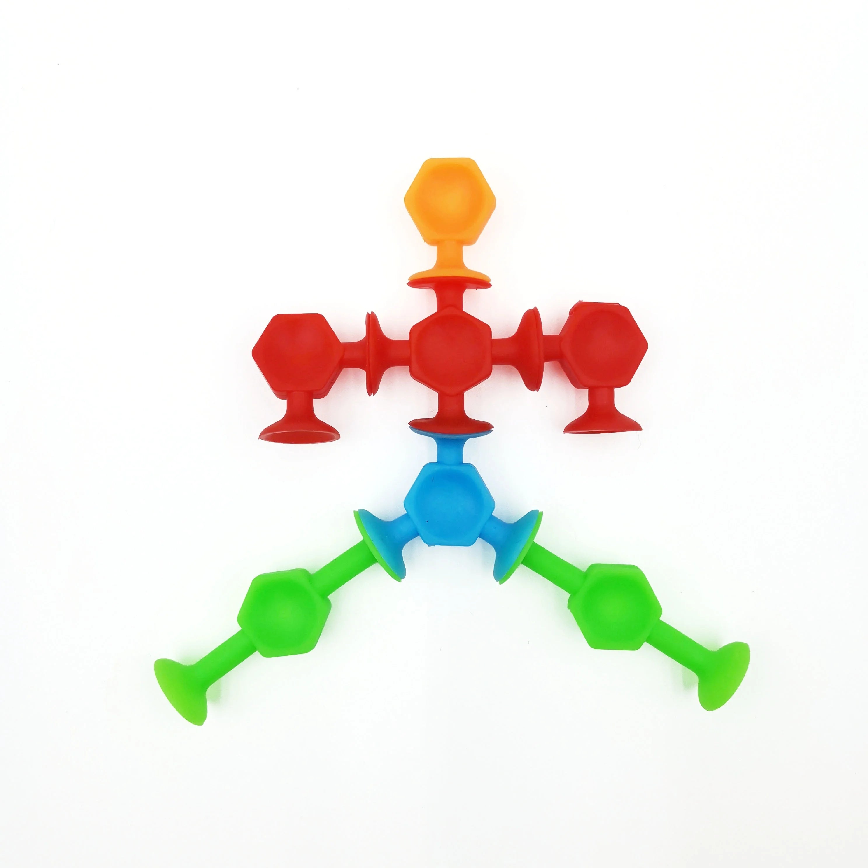 19/24/48Pcs Suction Bath Toys for Kids Soft Silicone Sucker Toys Toddlers Fidget Sensory Suction Cup Toy for Windows Travel