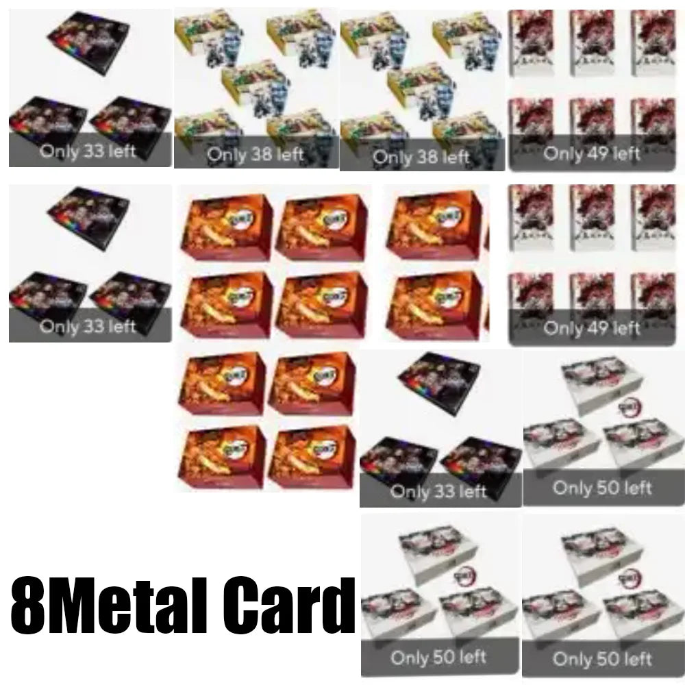 Various Case Anime Collection Cards