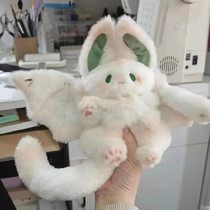 13.7in Bat Bunny Soft Stuffed Plush Toys Kawaii Animal Rabbit Doll Toys for Home Party Decoration Funny Birthday Graduation Gift
