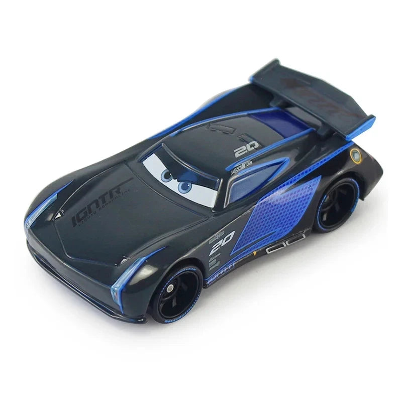 Disney Pixar Toy Car 2/3 Lightning McQueen Jackson Storm 1:55 Die Cast Metal Alloy Model Vehicles Children Toy Boy Birthday Gift