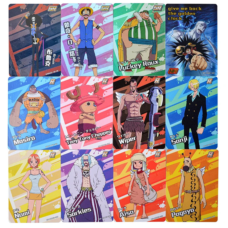 Anime One Piece Card English Version Nami Luffy  SR SSR Rare Trading Collections Card Game Collectibles Battle Child Gift Toy