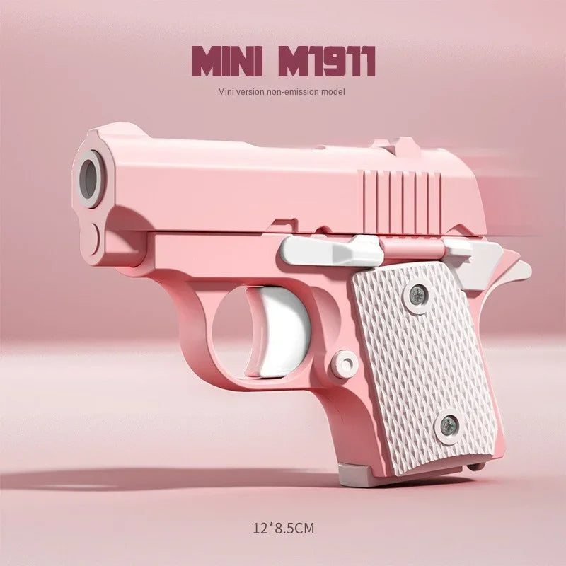 Mini 1911 Children'S Toy Guns Model 3D Gravity Printing Fidget Toy for Kids Adults Stress Relief Toy Children Decompression Gift