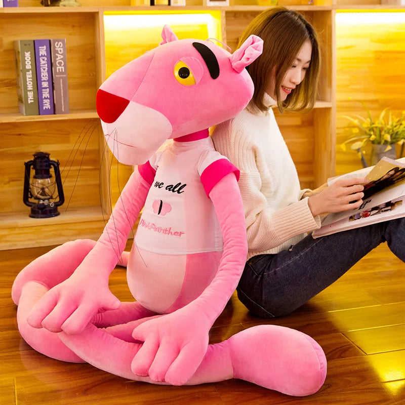 160cm Disney Giant Pink Plush Doll Toys Cute Cartoon Leopard Stuffed Animal Baby Toy Kid Soft Kawaii Stuffed Doll Christmas Gift