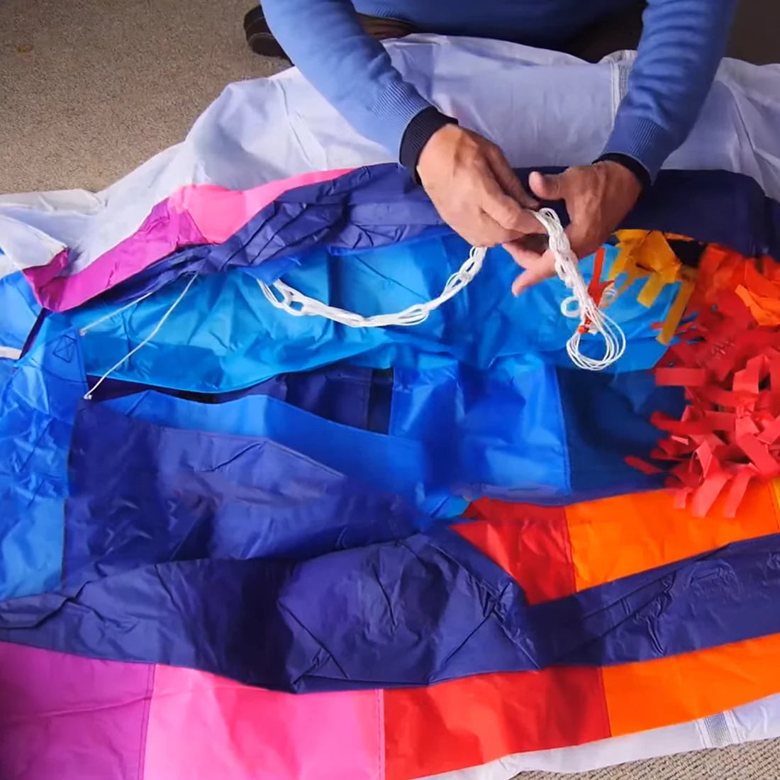 9KM 6㎡~12㎡ UltraFoil Pilot Lifter Kite Line Laundry Soft Inflatable Kite Without Tails 30D Ripstop Nylon (Wholesale available)