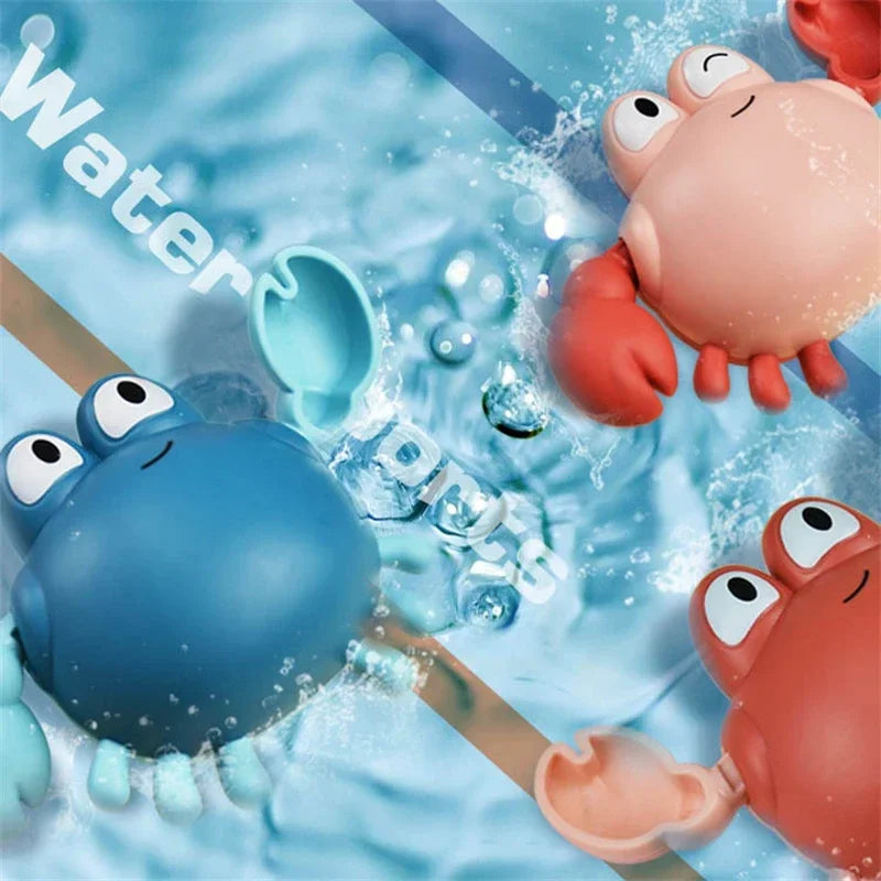 Bath Toys Kids Swimming Clockwork Dolls Play Water Baby Bathing Cute Funny Children Bathroom Shower Bathtub Animals Toy