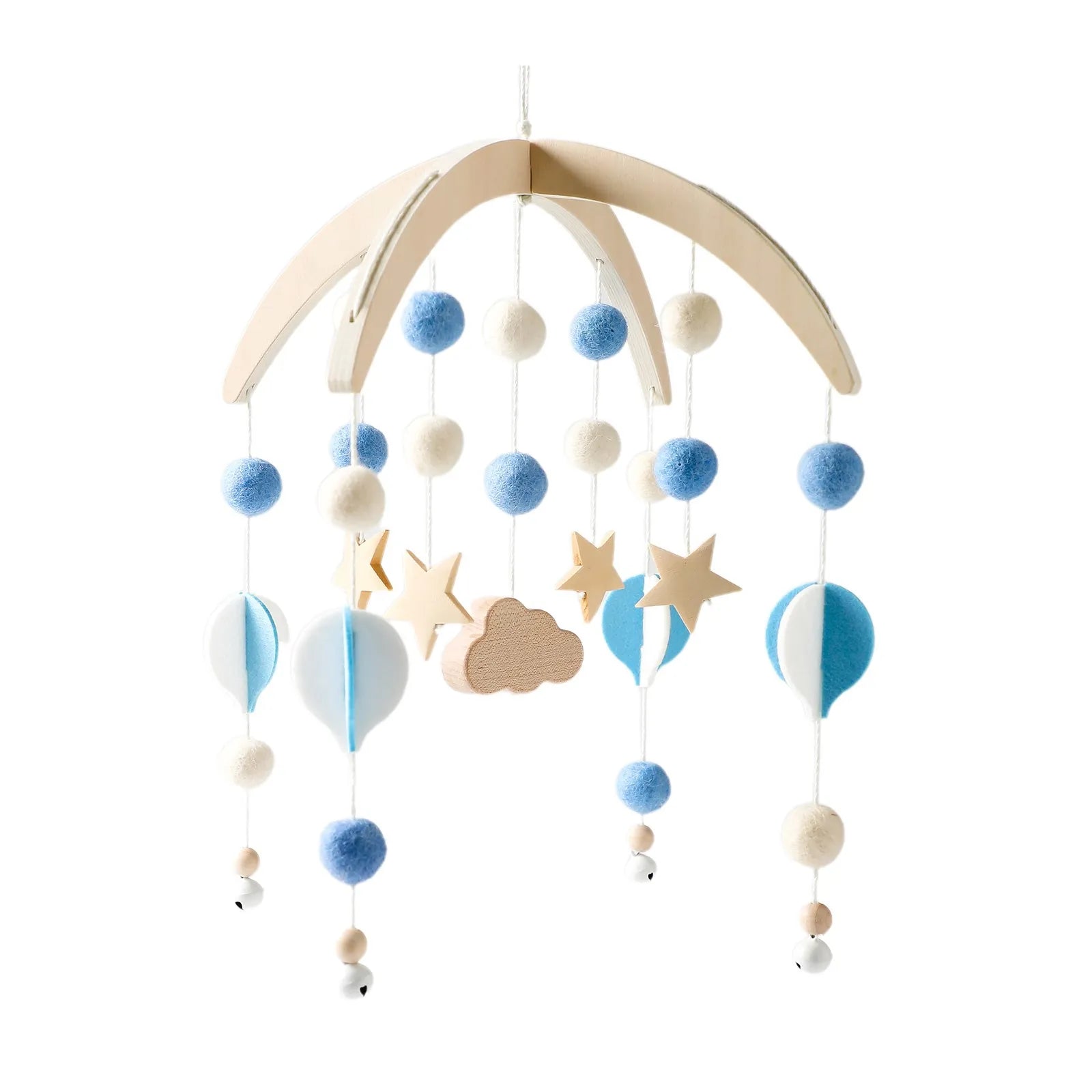Baby Rattle Toy 0-12 Months Wooden Mobile On The Bed Newborn Music Box Bed Bell Hanging Toys Holder Bracket Infant Crib Boy Toys