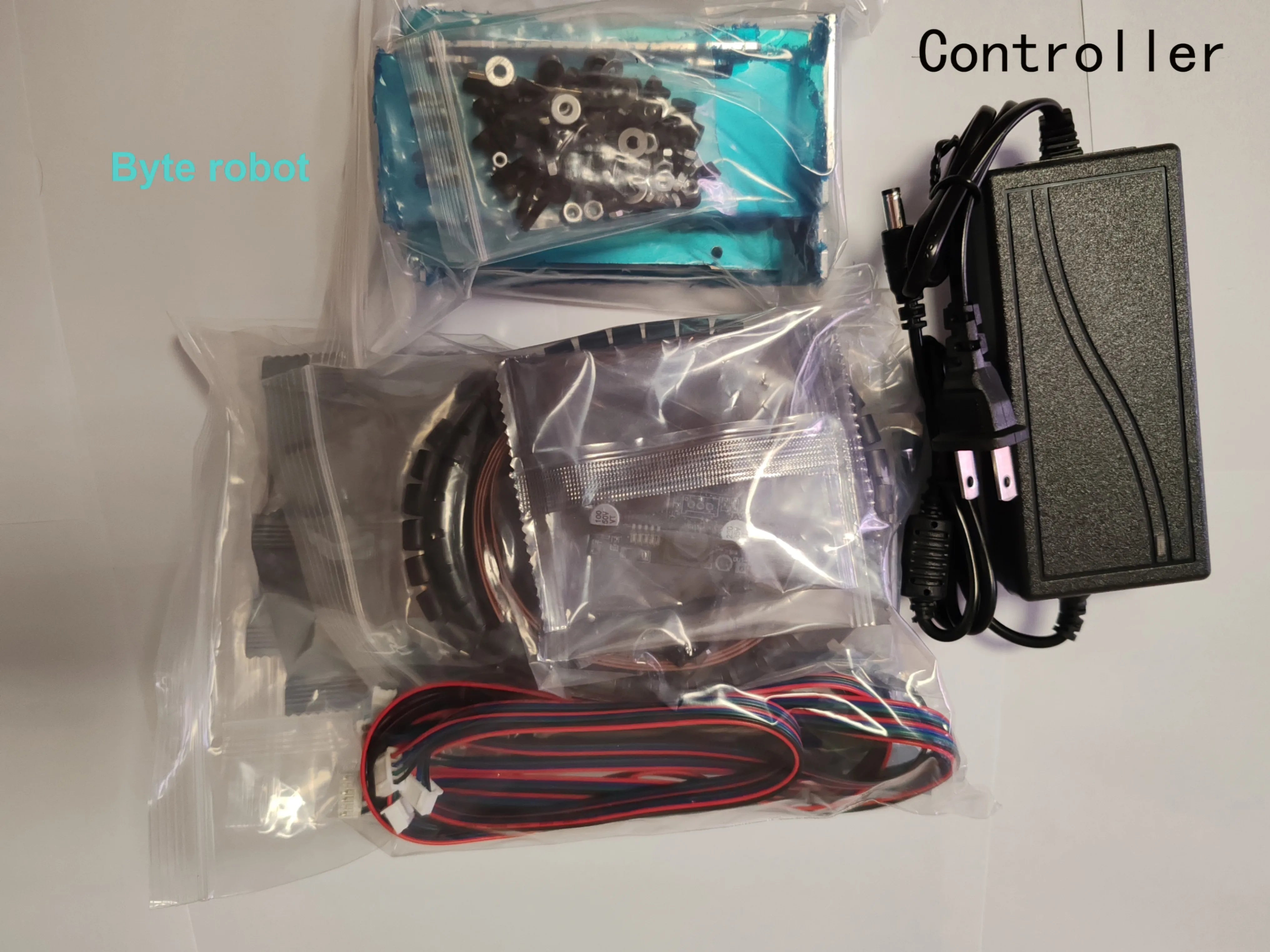 Full Metal Stepper Robot Arm 4 Aixs Mechanical Arm Bracket Sliding Table Unassembled Kit for Industrial Robot Model Stepper Claw