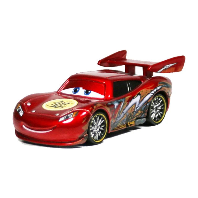 Disney Pixar Toy Car 2/3 Lightning McQueen Jackson Storm 1:55 Die Cast Metal Alloy Model Vehicles Children Toy Boy Birthday Gift