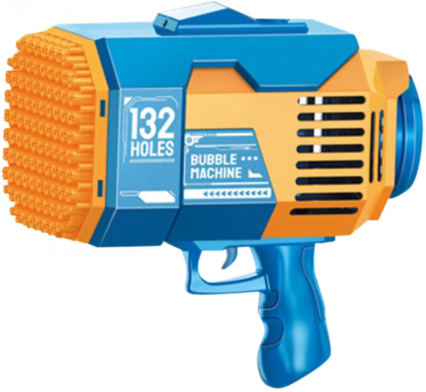 Bubble Gun Rocket 132 Holes Soap Bubbles Machine Gun Shape Automatic Blower With Light Toys For Kids Pomperos Childrens Day Gift