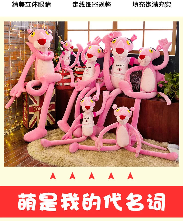 160cm Disney Giant Pink Plush Doll Toys Cute Cartoon Leopard Stuffed Animal Baby Toy Kid Soft Kawaii Stuffed Doll Christmas Gift