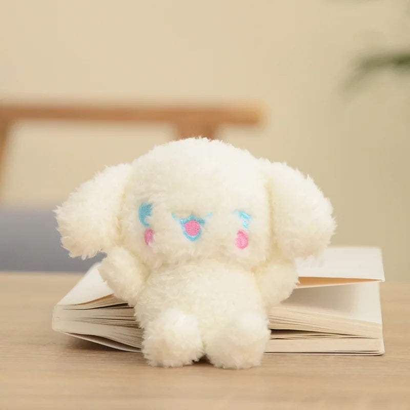Sanrio Cinnamobol Doll Keychain Japanese Puppy Pendant Toy Bunny Cartoon Animal Hanging Kawaii Backpack Decoration Birthday Gift