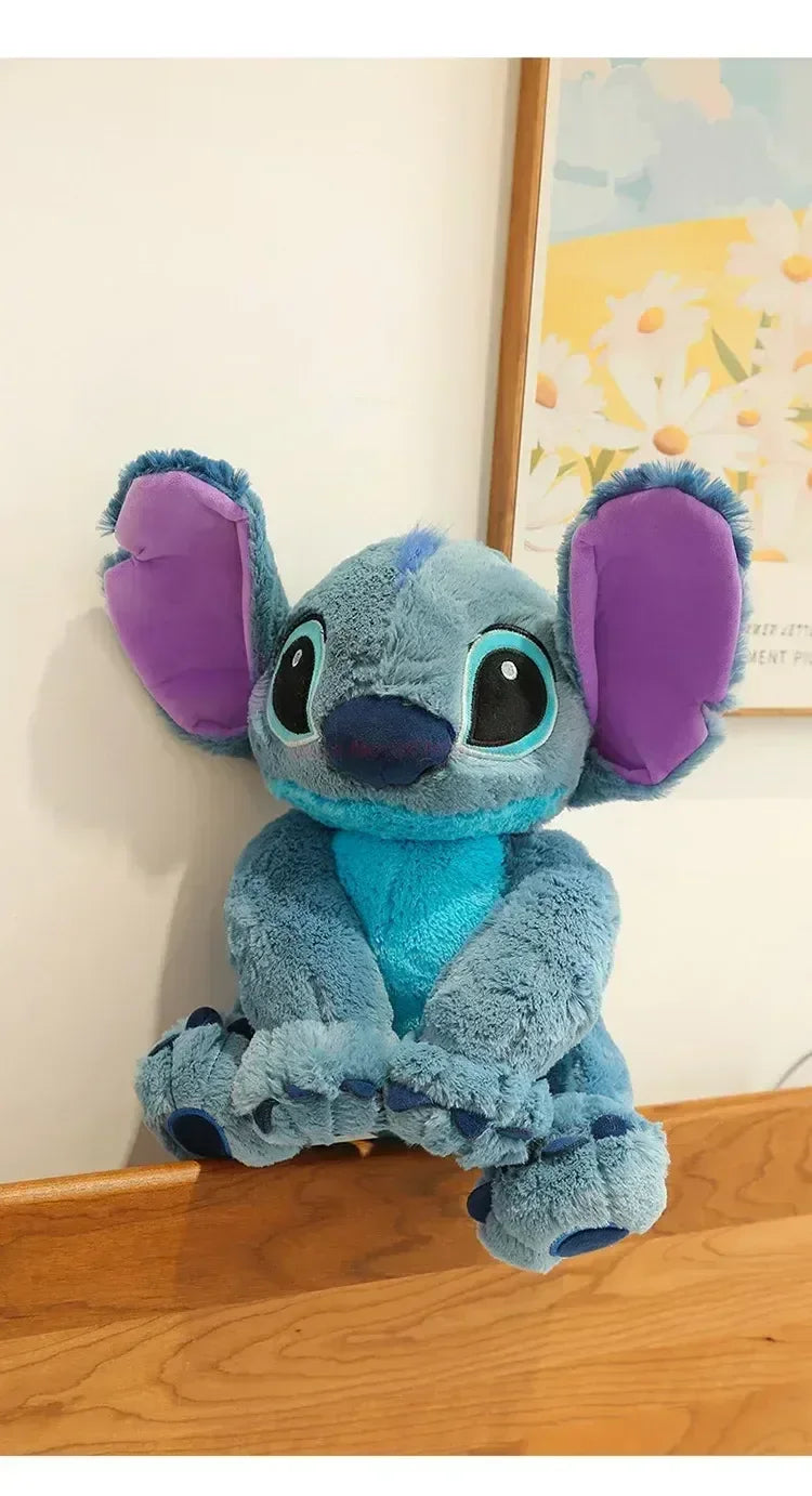 Stitch Disney Giant Size Lilo Plush Stuffed Doll Cartoon Kawaii Animal Couple Sleeping Pillow Softmaterial Toys Children Gifts