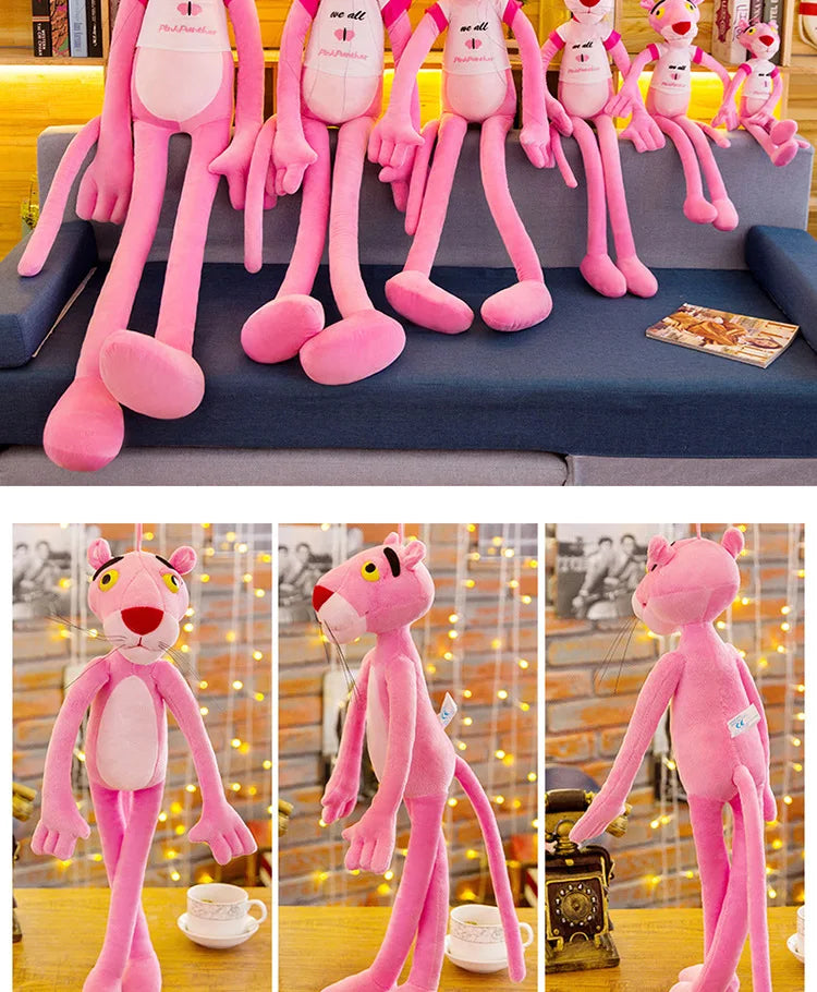 160cm Disney Giant Pink Plush Doll Toys Cute Cartoon Leopard Stuffed Animal Baby Toy Kid Soft Kawaii Stuffed Doll Christmas Gift