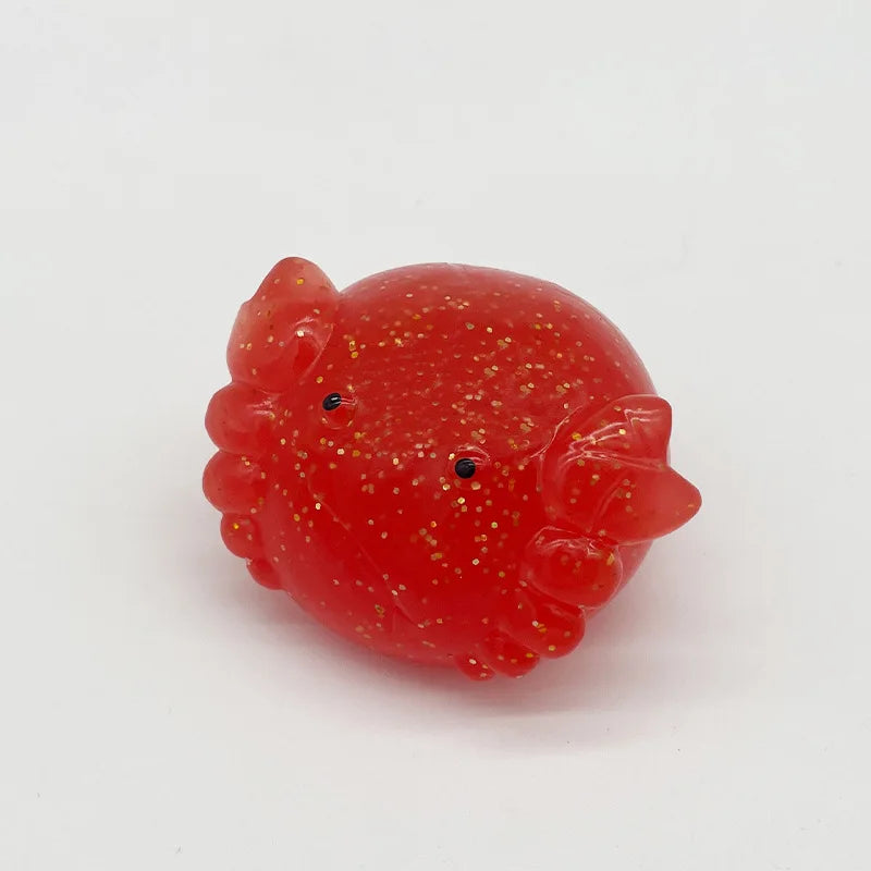 Kawaii Animal Soft Cute Fun Sensory Antistress Squeeze Toys Spongy Squishy Mochi Fidget Toys Sticky Antistress Ball Kids