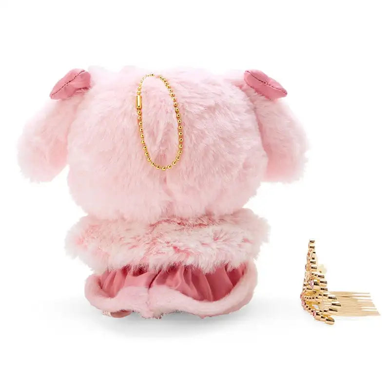 Sanrio Cartoon Diamond Sparkle Crown Collection Kitty Cat Kurumi Cinnamoroll Mymelody Kuromi Plush Anime Toys for Girl Gift