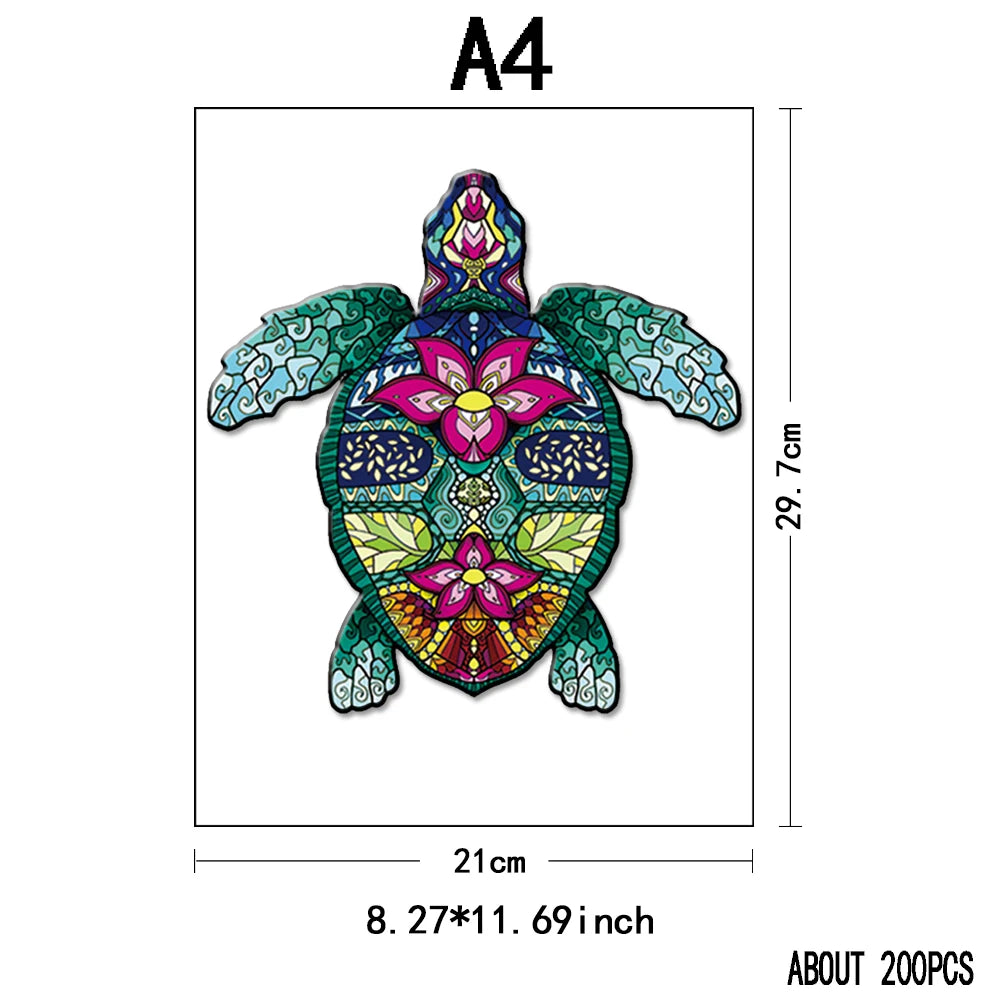 Wooden Puzzle - Irregular Animal Shaped Wooden Puzzle - High Difficulty Magic Puzzle Intelligence Toy - Exquisite Birthday Gift