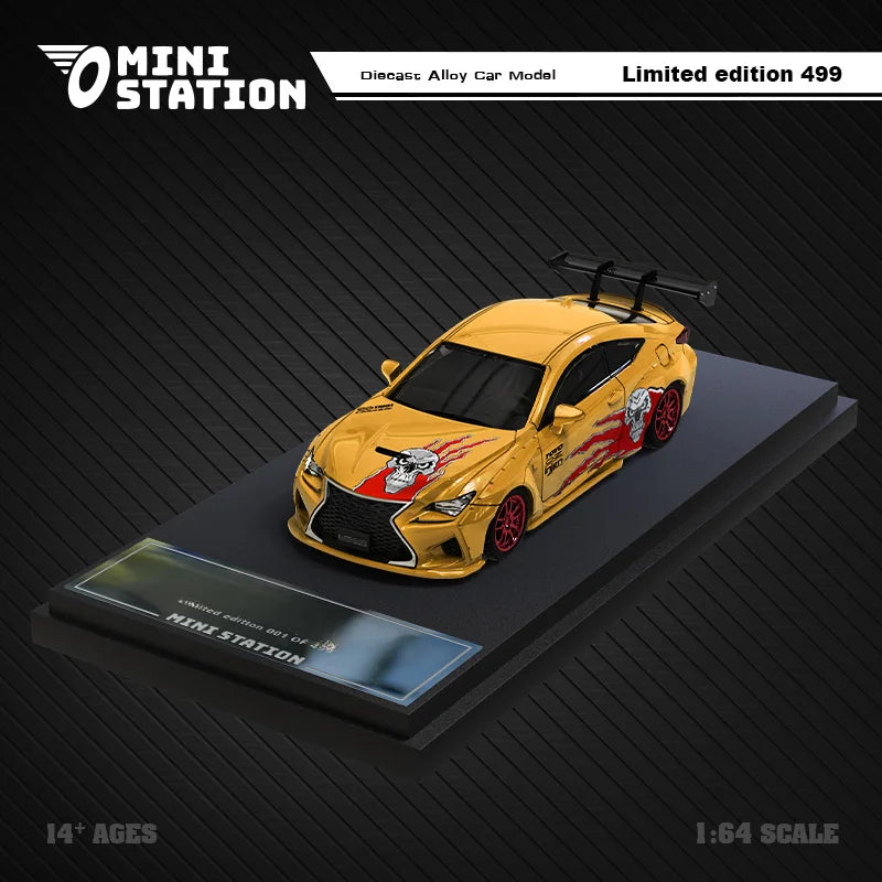 Mini Station 1:64 Need for Speed Black List NO.9 Blue white / NO.14 yellow Diecast Model Car