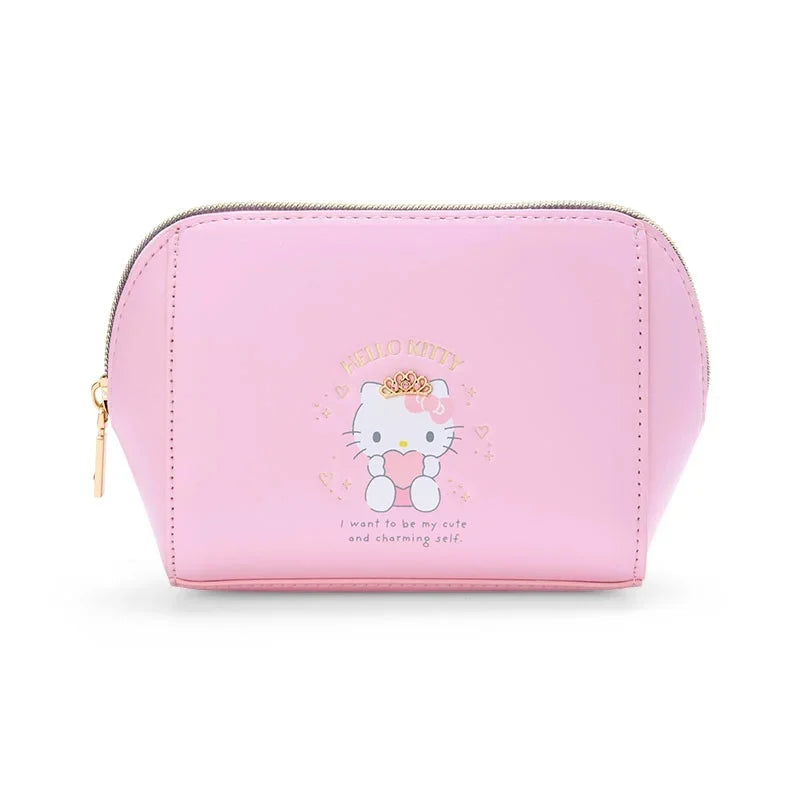 Sanrio Cartoon Diamond Sparkle Crown Collection Kitty Cat Kurumi Cinnamoroll Mymelody Kuromi Plush Anime Toys for Girl Gift