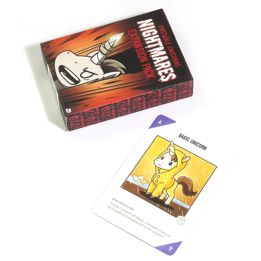 Unstable Unicorns Board English Family Party Expansion Basic Version Of Classic Board Games