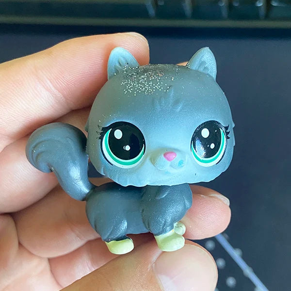Buy 5 Get 2 Gifts 4-5 cm Loose Old Pet Shop Toys Cat Puppy Kitten Figure Mini Toy Figures Classic Little Pet Toys