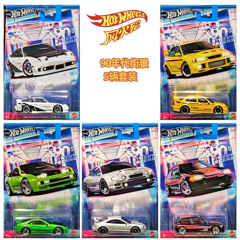 Wholesale Hot Wheels Bay Streetscape Mini Simulation Alloy Toy Car Modelcar Model Motorcycle Club Model Car Collection Kid Gifts