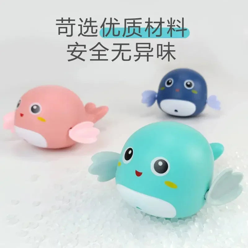 Bath Toys Kids Swimming Clockwork Dolls Play Water Baby Bathing Cute Funny Children Bathroom Shower Bathtub Animals Toy