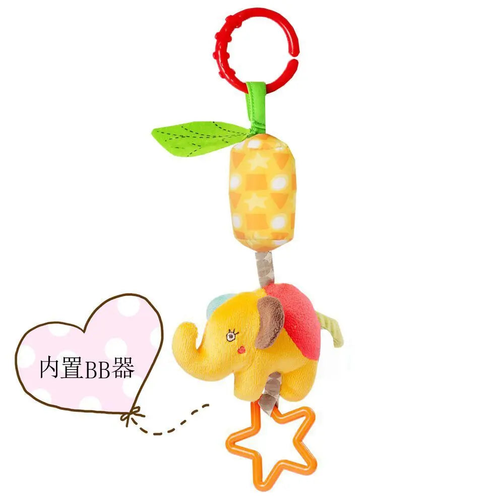 Baby Rattle Toys Kids Tinkle Hand Bell Plush Stroller Hanging Stuffed Animal Rattles Multi-functional Infant Sound Toy Kid Gifts