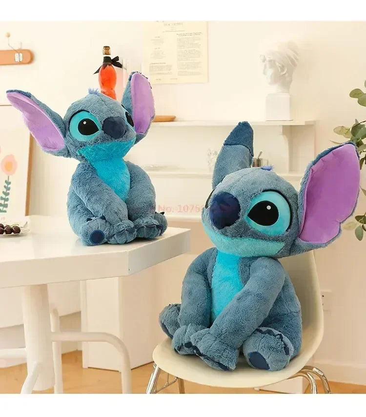 Stitch Disney Giant Size Lilo Plush Stuffed Doll Cartoon Kawaii Animal Couple Sleeping Pillow Softmaterial Toys Children Gifts