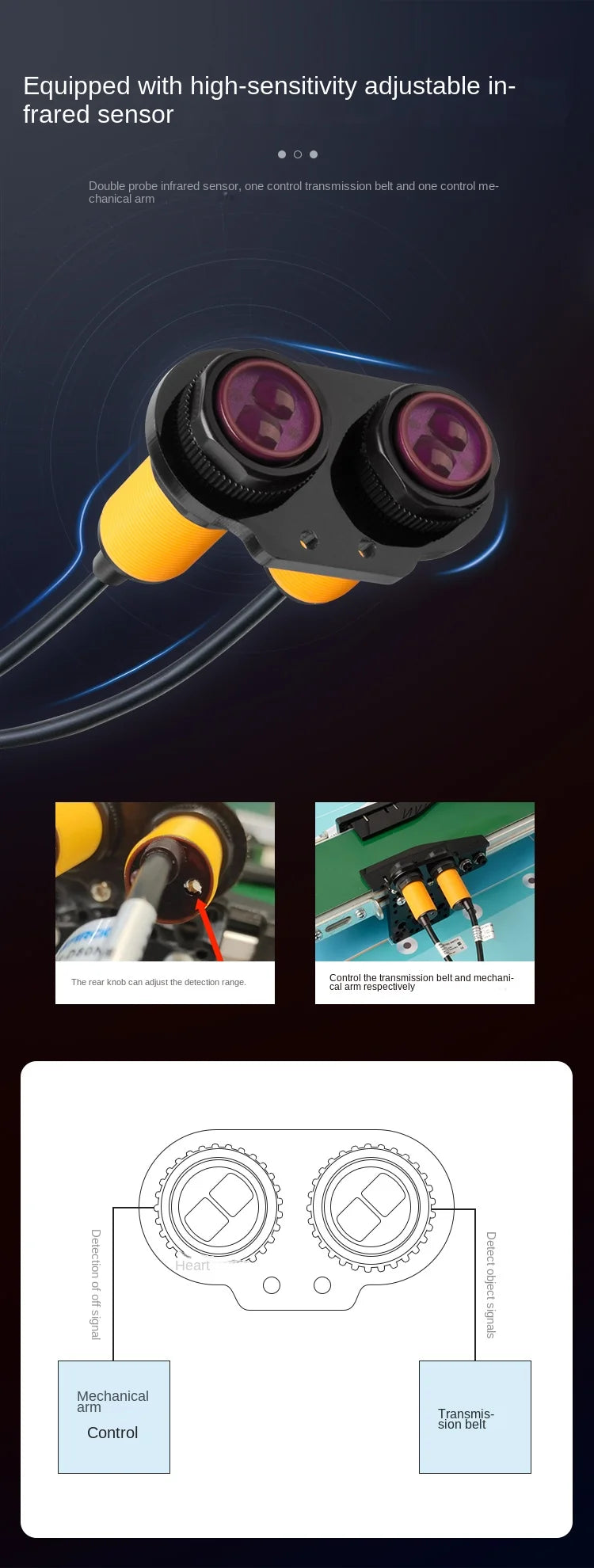Conveyor Belt Assembly Line for Robotic Arm Control Stepper Motor Simulation Infrared Sensor Robotics kit Educational DIY Kit