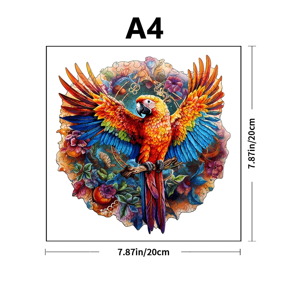 Wooden Puzzle Beautiful Hummingbird - Perfect Home Decoration and Holiday Gifts Creative Puzzle for Adults and Children