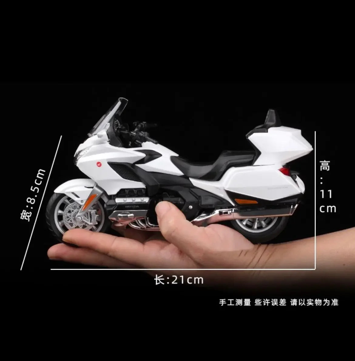 WELLY 1:12 2020 Honda Gold Wing Motorcycle Simulation Alloy Model Adult Collection Decoration Gifts Toys for Boys