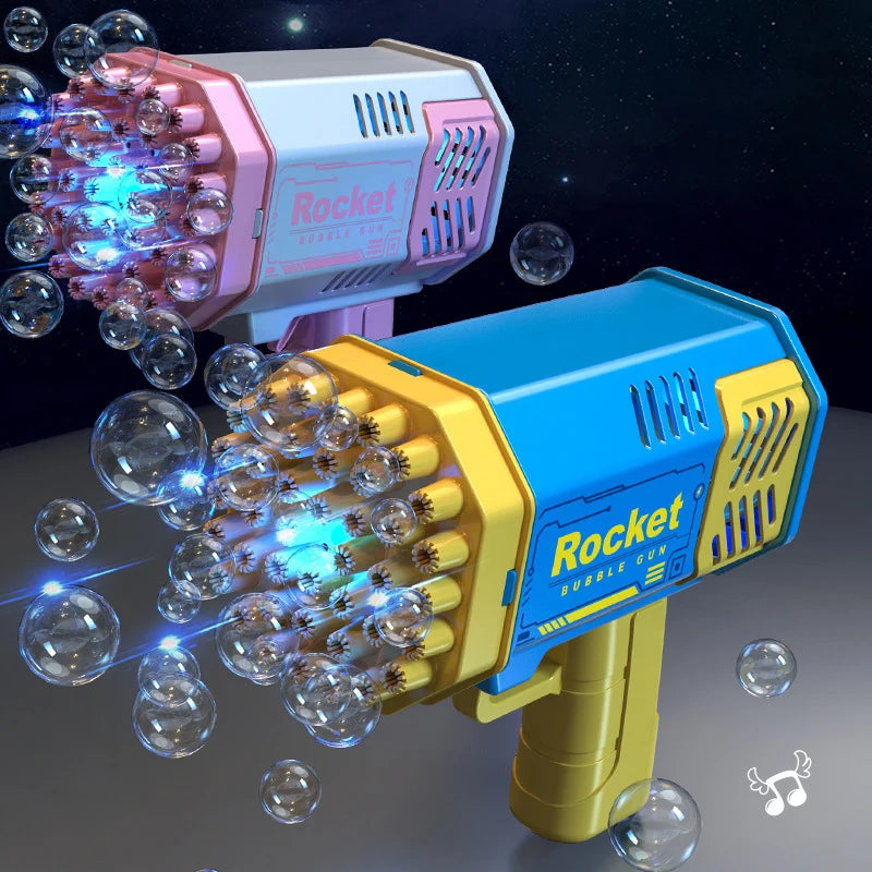 40 Hole Bubble Machine Toy, Handheld Porous Bubble Gun, Outdoor Toy (Without Bubble Water)
