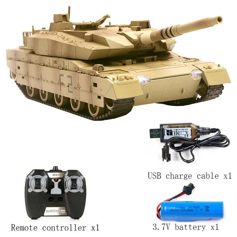 RC Tank Remote Control Tank Rechargeable 1/20 9CH 40CM Camouflage 27Mhz Infrared Electric Toys For Boys Birthday Gifts