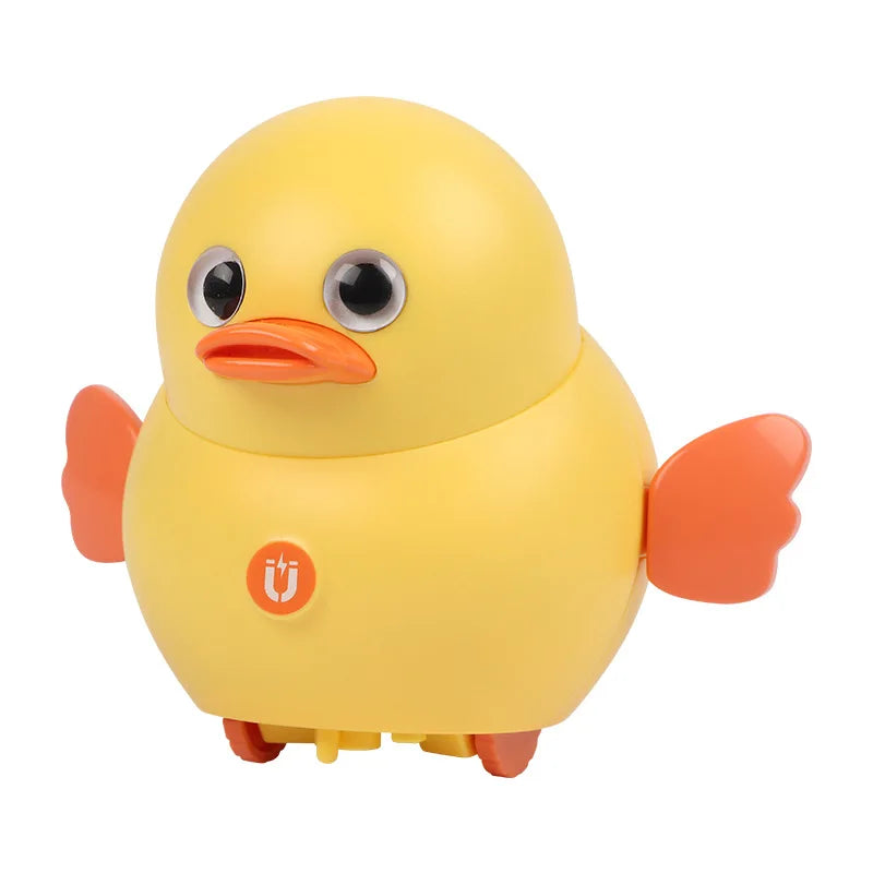 Montessori Baby Toy Power-driven Wobble Chicken Pet Squad Magnet Crawl Wobbler Duck Children Toys