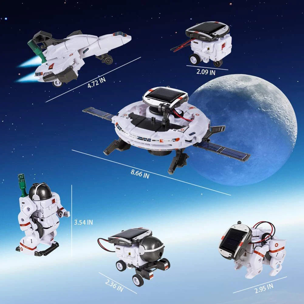 Science Experiment Solar Robot Kids Educational Toys 11 in 1 STEM Technology Gadgets Kits Learning Scientific Toys for Children