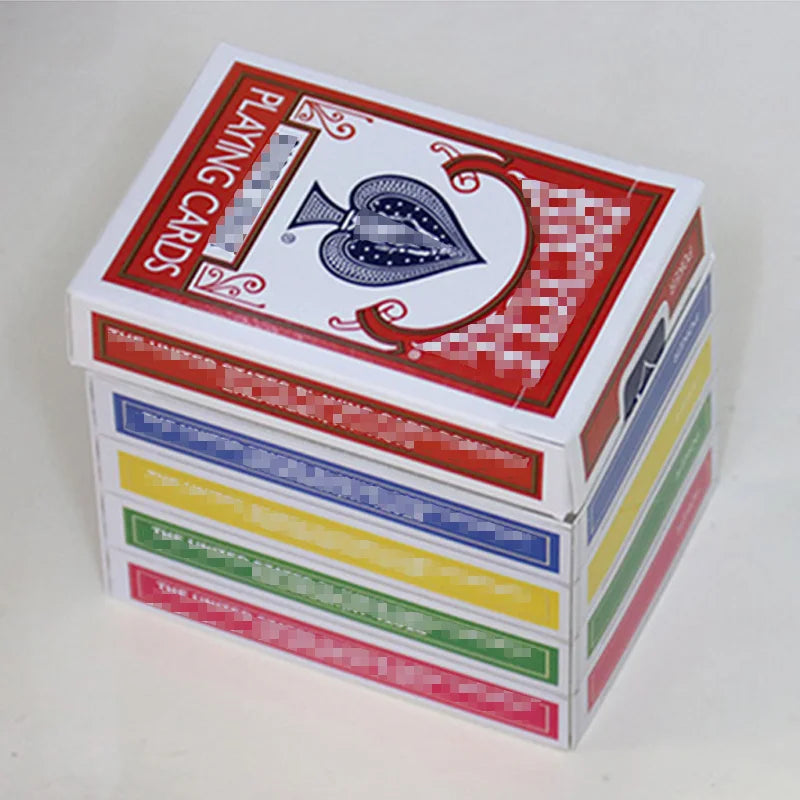 Vanishing Decks (Red/Blue) Magic Tricks Multiple Decks Vanishes into One Deck Magia Close Up Illusions Gimmicks Mentalism Props
