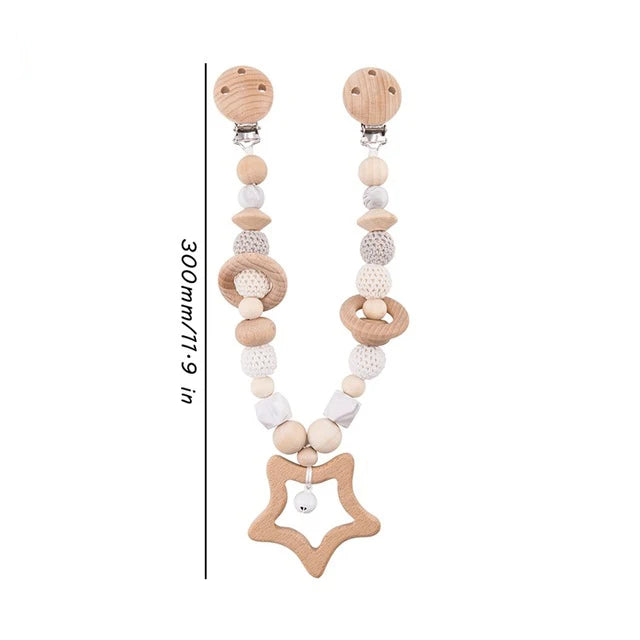 Baby Toy Pram Clip Pacifier Clip Chain Mobile Pram Personalize Name Rattle Stroller Toys Bed Bell Stroller Chain Baby Toy Clip