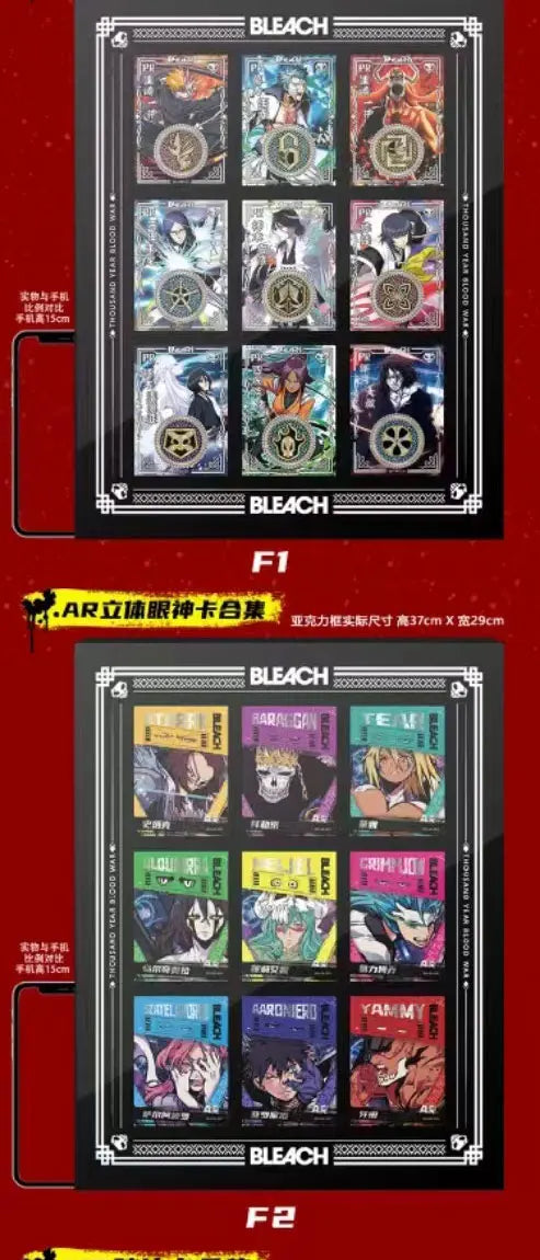 KABAG Japanese Anime Bleach Collection Cards Toys Gift for Kids Child TCG CCG Cartas Games Card Box Children Birthday Gift