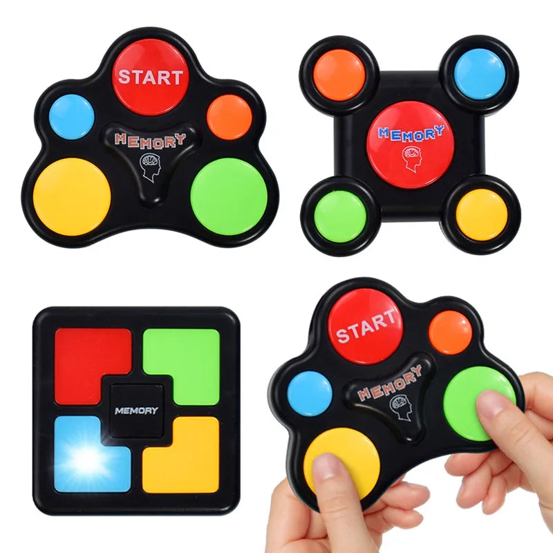 Educational Memory Game Machine with Lights Sounds Toy Interactive Game Memory Training Game Machine Funny Toys for Children
