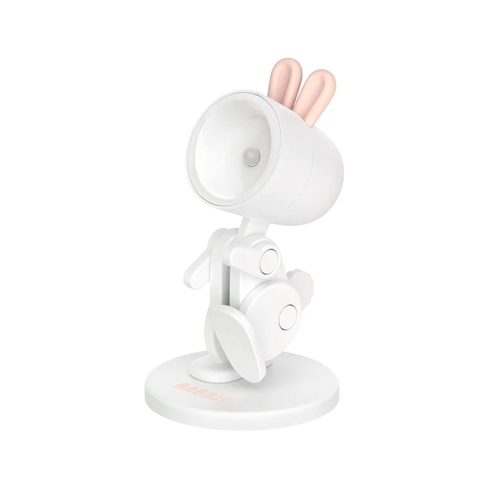 LED Night Light Mini Pet Cute Lamp Ins Student Gift Cartoon Pet Folding Table Lamp Kids Room Bedside Bedroom Living Room Decor