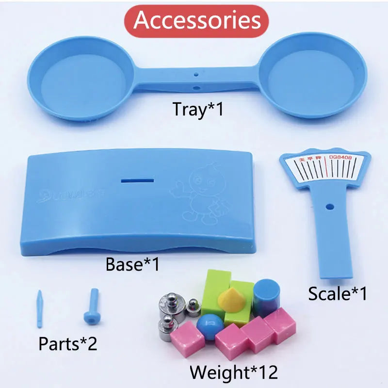 Children Scales Parish Teaching Aids Montessori Toys Math Set Weight Balance Perception Thinking Game Educational Learning Toys