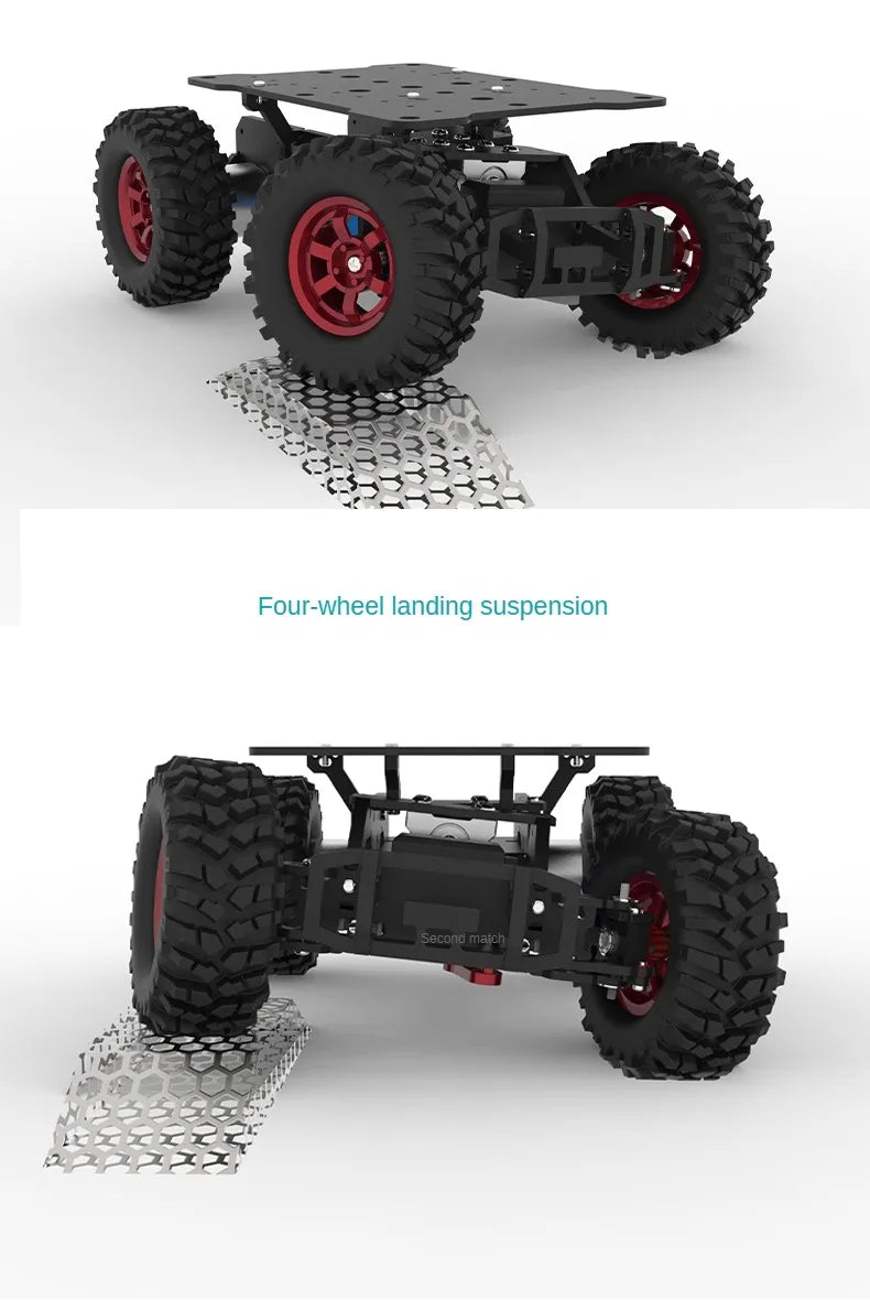 RC Ackerman Chassis with Motor Robot Car Supporting ROS System and Sport Camera for Raspberry For Arduino Robot Car DIY Kit