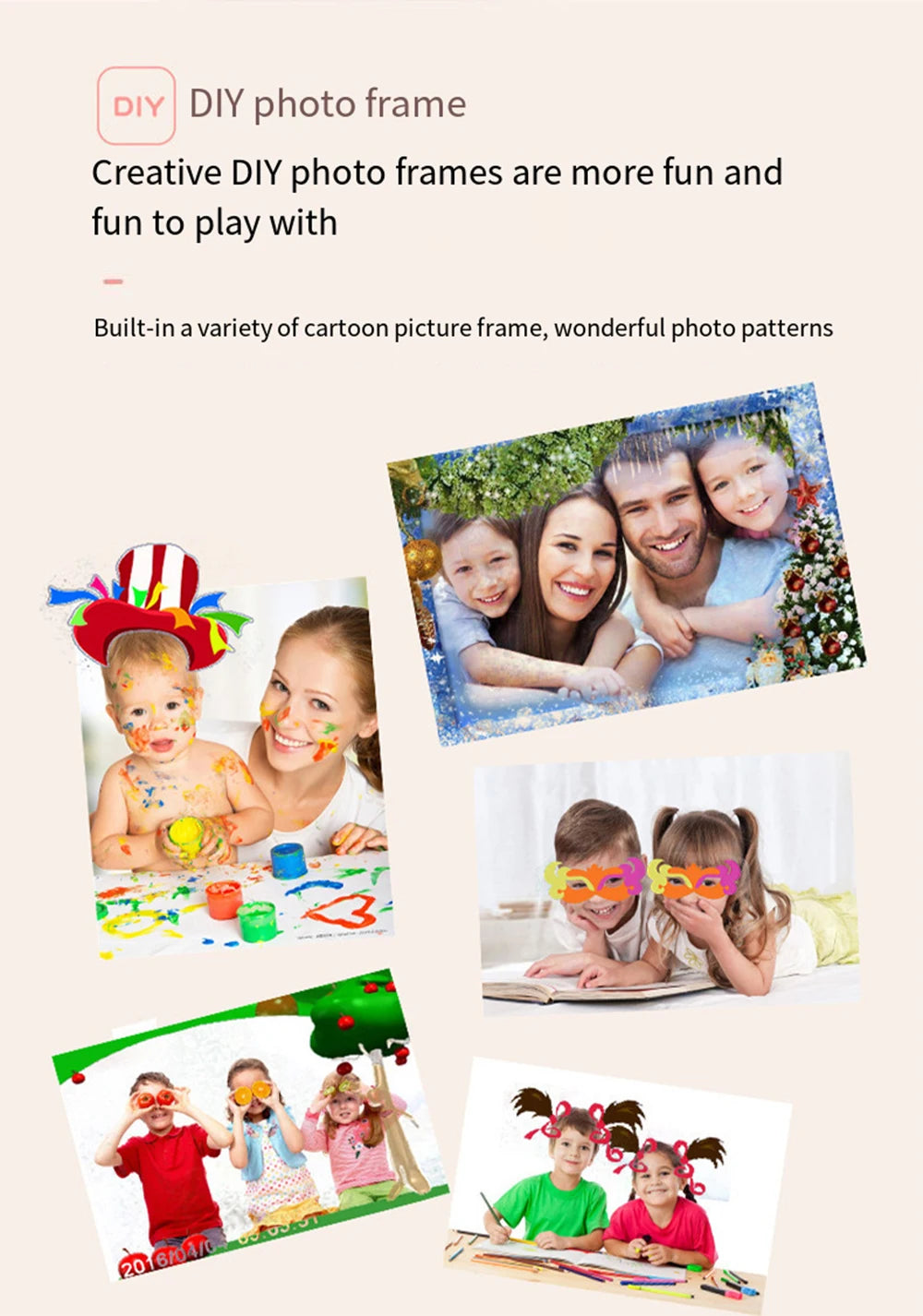 HOMEFISH Mini Children Camera Digital Vintage Camera Educational Toys Kids Photography Video Camera Outdoor Photography Toy Gift