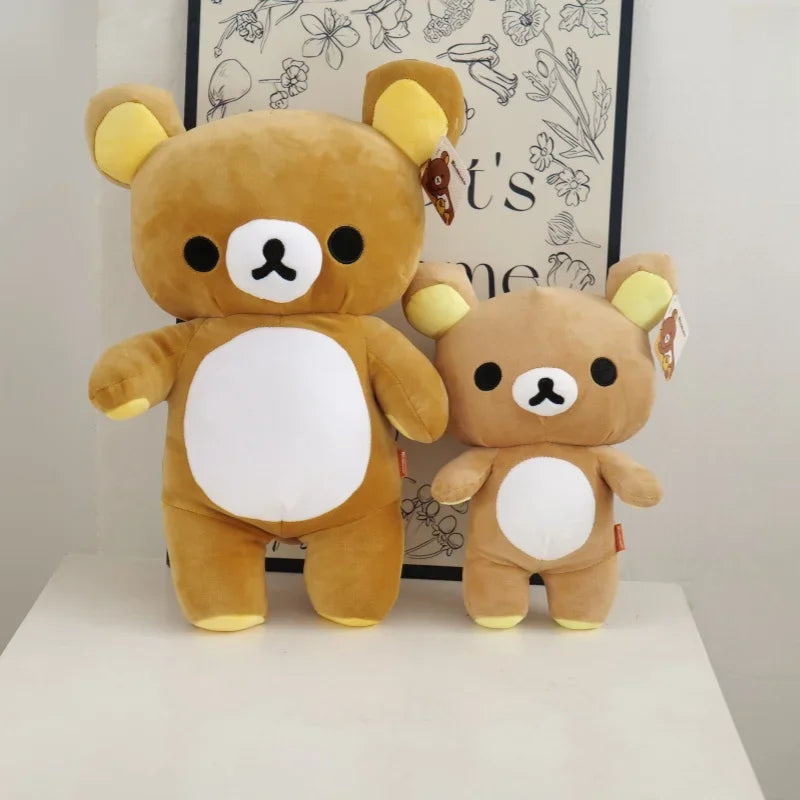 Anime Rilakkuma Plush Doll Cartoon Bear Toys Kawaii Rilakkuma Room Decor Teddy Bear Plushies Cute Couple Bear Xmas Girl Gifts
