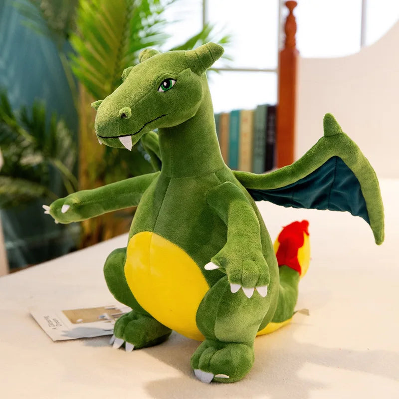 Pokemon Big Size Charizard Dragonite Anime Figures Doll Stuffed Animals Plush Toy Kawaii Room Decoration Toy Kids Christmas Gift