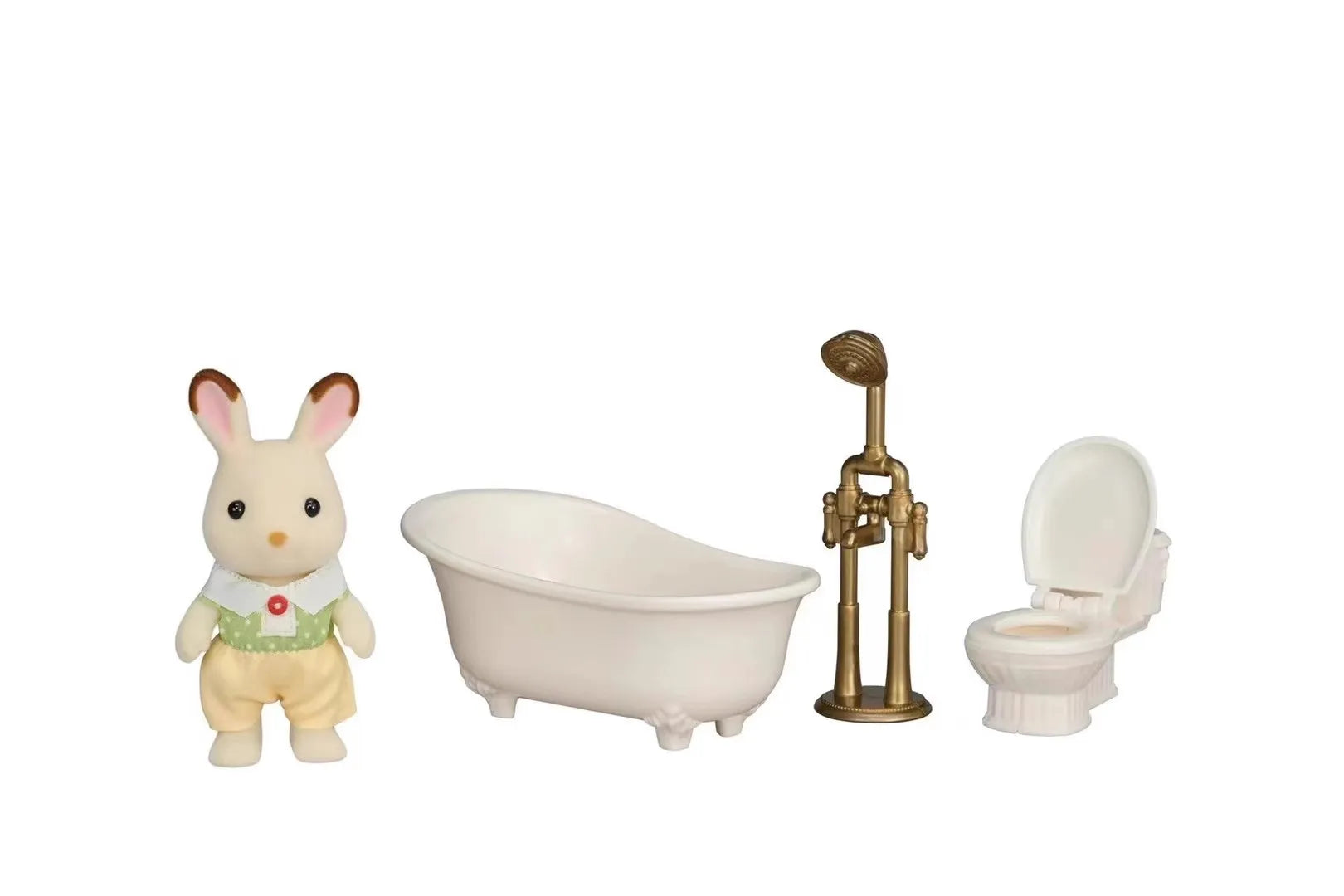 Sylvanian Families Bathtub Shower Set Children'S Play House Toys Furniture Accessories Forest Family Bathtub Set