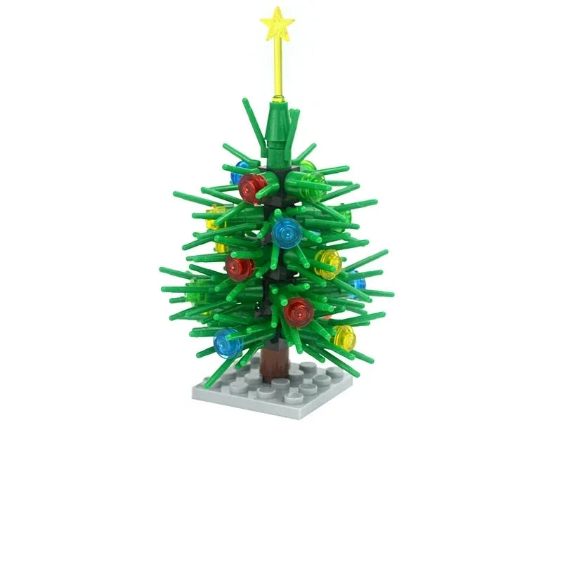 Hot Christmas Building Block Gift Animals Deer Elk Reindeer Figures Brick Xmas Tree Educational Toy Gift for Boy Kid Block Model