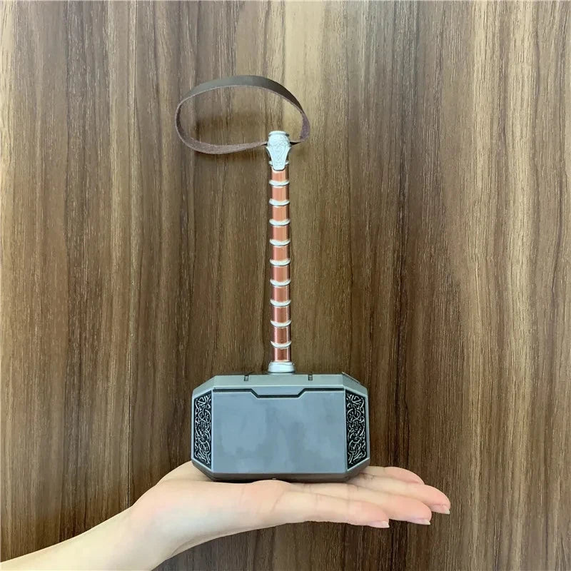44cm Thor's Hammer Avengers Superhero Weapon Thor: Love and Thunder Hammer 1:1  Model Stormbreaker Toy Safety PU Material