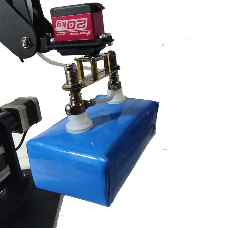 PWM Electronic Robotic Arm Air Pump 2/4pcs Suction Cup Support Servo MG996 For Arduino Control Board Programmable Robot DIY Kits